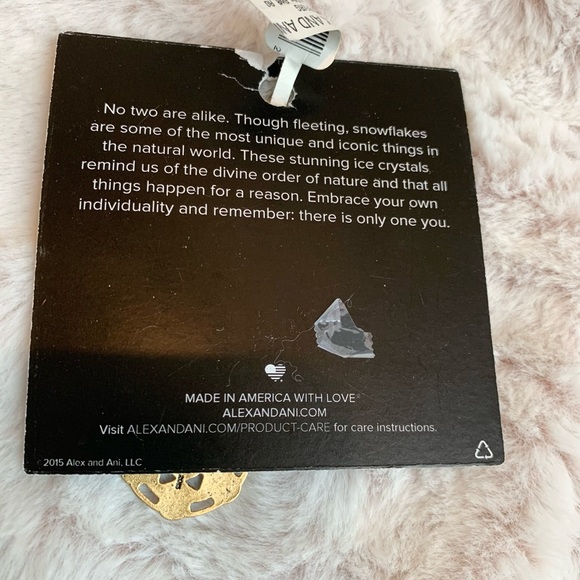 NIB Alex and Ani snowflake charm bangle - Picture 4 of 5